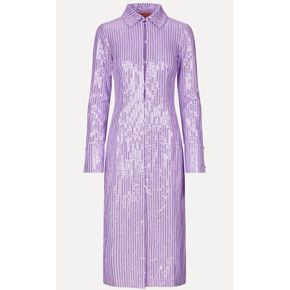 NWOT Stine Goya Sgsonja Sequin Dress in Lavender SZ XS - Picture 2 of 7